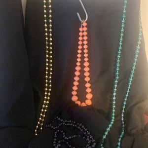 Four necklaces and one lot